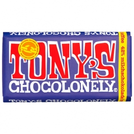 Tonys Chocolonely Vollmilchschokolade mit Brezel und Toffee