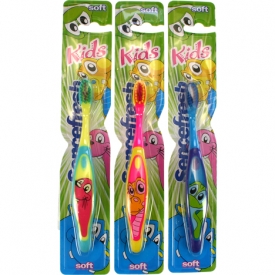 Sence Zahnbürsten Soft for Kids 3-8 Jahre Blau, Gelb, Grün