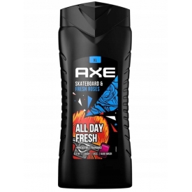 Axe Bodywash Duschgel Skateboard Fresh Roses 3 in1 XL