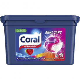 Coral Optimal Color Allin1 Waschmittel Caps 16 WL