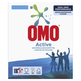 Omo Waschmittel Pulver Universal Clean 25WL 1,625 kg