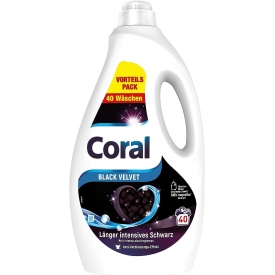Coral Flüssigwaschmittel Black Velvet 2l