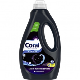 Coral Color-Waschmittel flüssig Black Velvet 1,15l