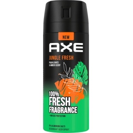 Axe Bodyspray Jungle Fresh Palm Leaves & Amber Scent