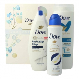 Dove Geschenkset Thank you Deospray, Dusche, Bodylotion