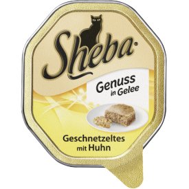 Sheba Katzenfutter Genuss in Gelee Geschnetzeltes mit Huhn