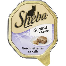 Sheba Katzenfutter Genuss in Gelee Geschnetzeltes mit Kalb
